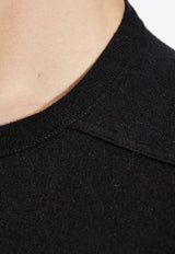 Rick Owens Basic Crewneck T-shirt Black RU02E1232JR_09