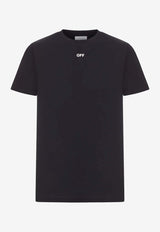 Off-White Brush Arrow Print T-shirt Black OMAA027F25JER008_1001