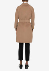 S Max Mara Arona Wrap Belted Coat Brown 2529016071600ARONA_045