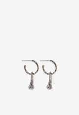 Lemaire Clove Brass Drop Earrings Silver JW0131LO036_BK927