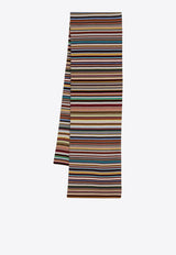 Paul Smith Striped Wool Scarf Multicolor M1A150PTL541_92
