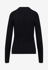 CHIARA BONI La Petite Robe New Pepper V-neck Cardigan Black CRNEKYKYC1854_Black_35065755