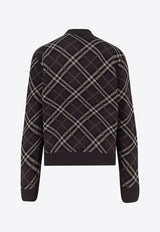 Burberry Checked Zip-Up Bomber Jacket Brown 8114200B2412_TRUFFLE IP CHECK_29846069