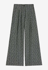 Hugo Boss Tetosa Herringbone-Pattern Pants Gray 50548286960_OPEN MISCELLANEOUS_30893703