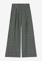 Hugo Boss Tetosa Herringbone-Pattern Pants Gray 50548286960_OPEN MISCELLANEOUS_30893703