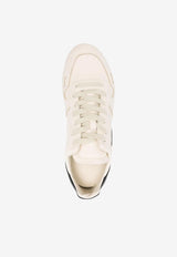 Rick Owens Minimal Leather Low-Top Sneakers Cream RP02E4895LCO_1191