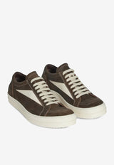 Rick Owens Vintage Low-Top Sneakers Brown RR02E1897LCSILV_10611