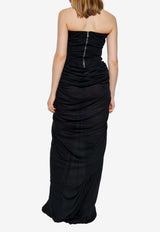 Rick Owens Radiance Bustier Draped Gown Black RP02E4513UC_09
