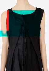 Maison Margiela Anonymity of The Lining Asymmetrical Wool Dress Black S51DD0042MTN092_900