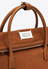 Maison Margiela 5AC Classique Leather Top Handle Bag Cognac SB1WD0056P8565_T2287