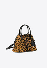 Maison Margiela Mini 5AC Leopard Print Top Handle Bag Brown SB1WG0075P8316_HA923