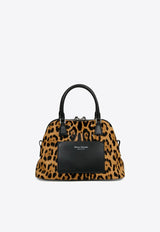 Maison Margiela Mini 5AC Leopard Print Top Handle Bag Brown SB1WG0075P8316_HA923