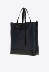Maison Margiela Vertical Leather Tote Bag Midnight Blue SB1WC0024P8611_HB306