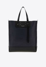 Maison Margiela Vertical Leather Tote Bag Midnight Blue SB1WC0024P8611_HB306