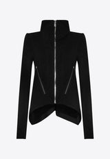 Rick Owens Naska Zip-Up Biker Jacket Black RP02E4735WBD_09