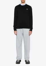 Paul Smith Zebra-Motif Knitted Sweater Black M2R530XZN22226_79