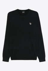 Paul Smith Zebra-Motif Knitted Sweater Black M2R530XZN22226_79