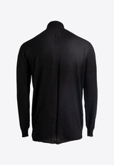 Rick Owens Turtleneck Wool Sweater Black RU02E1626M_09