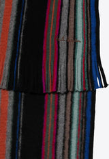 Paul Smith Striped Wool Scarf Multicolor M1A151FT644_79