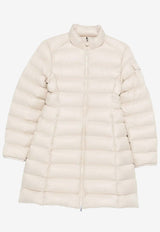 Moncler Igesse Long Down Jacket Cream K20931C00001596ZR_20N