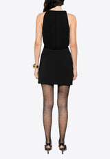 Elisabetta Franchi Chain Embellished Mini Dress Black AB80856E2_110