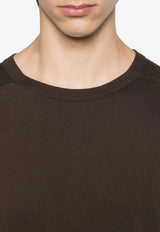 Rick Owens Jumbo Oversized T-shirt Brown RU02E1274JA_78