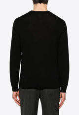 Paul Smith Crewneck Wool Sweater Black M1R238ZP02093_79