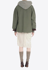 Maison Margiela Reversible Oversized Jacket Green S51AM0506MTN088_703