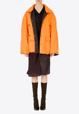 Maison Margiela Reversible Oversized Jacket Orange S51AM0506MTN090_912