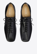 Lemaire Souris Leather Derby Shoes Black FO0245LL0023_BK999