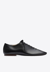 Lemaire Souris Leather Derby Shoes Black FO0245LL0023_BK999