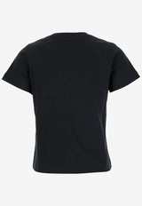 Moncler Embroidered Heart Logo T-shirt Charcoal K20938C0000989AJS_998