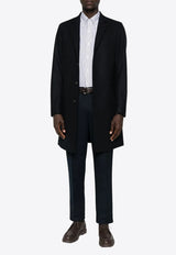 Paul Smith Essential Wool Blend Coat Navy M2R597TT21059_49