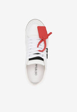 Off-White Vulcanized Leather Low-Top Sneakers White OWIA288C99LEA002_0110