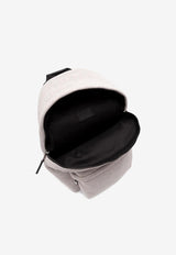 Palm Angels Graffiti-Logo Backpack Gray PMNB024F25FLE002_0810