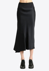 Rick Owens Asymmetric Midi Skirt Black RP02E4343SCH_09