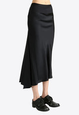 Rick Owens Asymmetric Midi Skirt Black RP02E4343SCH_09