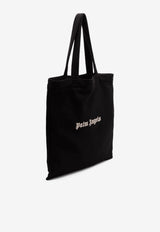 Palm Angels Embroidered Logo Tote Bag Black PMNA07GF25FLE002_1003
