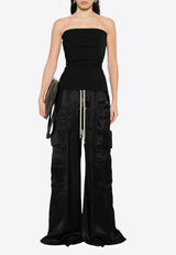 Rick Owens Bustier Strapless Top Black RP02E4127WST_09