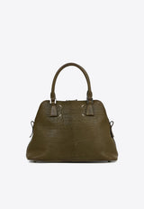 Maison Margiela Mini 5AC Loved To Death Calf Leather Top Handle Bag Green SB1WG0075P8565_T7225