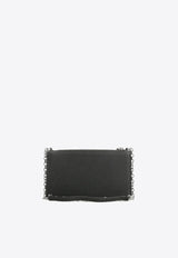 Maison Margiela Four Stitch Leather Chain Clutch Black SA1VL0038P4455_T8013