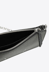 Maison Margiela Four Stitch Leather Chain Clutch Black SA1VL0038P4455_T8013