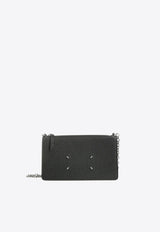 Maison Margiela Four Stitch Leather Chain Clutch Black SA1VL0038P4455_T8013