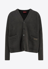 Gucci Ribbed Knit Wool Cardigan Gray 833501XKEYK3019_MILITARY GREEN/GREEN_29853942