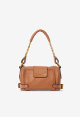Chloé Small Paddington Leather Shoulder Bag Brown CH25WS803P75209_Mustang Brown_30005211