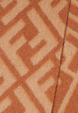 Fendi FF Monogram Alpaca Wool Scarf Brown FXT460AYKQF1U6S_CAMMELLO+BRANDY_29853803