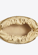 Tory Burch Mini Fleming Leather Hobo Bag Yellow 162451700_Vanilla Soft Serve_29840384