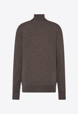 The Row Lizzy High-Neck Sweater Brown 10028Y212FDB_FADED BROWN_29855826