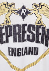 Represent Angel Border Boxy T-shirt White MLM10017130_WASHED ECRU_29847684