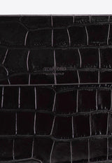 Tom Ford Document Holder in Croc-Embossed Leather Black H0692LCL439N1N001_Black_29838869